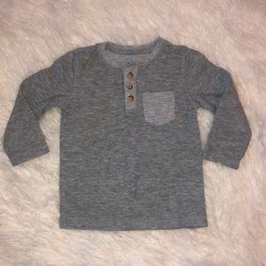 Cat & Jack Shirts & Tops - Cat & Jack Gray Henley. Size 2T Cat & Jack Shirts & Tops - Cat & Jack Gray Henley. Size 2T